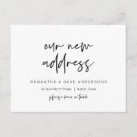 Annonce de l'adresse de la nouvelle maison de rêve