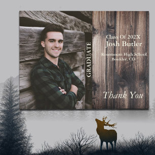 Carte Postale Annonce de remise de diplôme et remerciement à pet