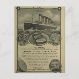 Carte Postale Annonce de savon de toilette de Vinolia Otto
