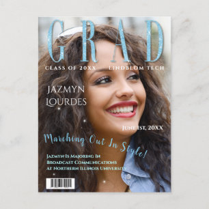 Carte Postale Annonce d'un diplôme d'études supérieures