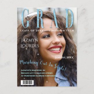 Carte Postale Annonce d'un diplôme d'études supérieures