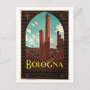 Carte Postale Annonce italienne de voyage des années 1920