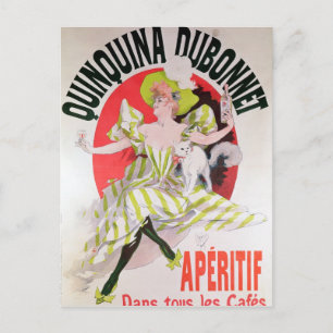 Carte Postale Annonce publicitaire Quinquina Dubonnet'