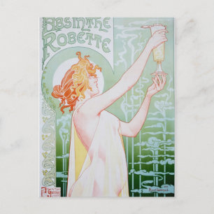 Carte Postale Annonce vintage Absinthe