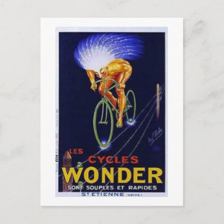 Carte Postale Annonce vintage Cycles Wonder