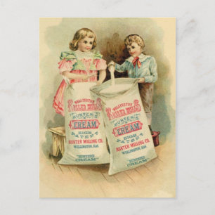 Carte Postale Annonce Vintage "Hunter's Cream"