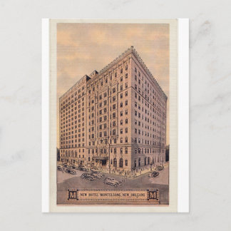 Carte Postale Annonce vintage, pour Hotel Monteleone