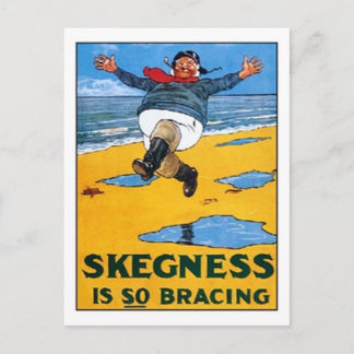 Carte Postale Annonce vintage Skegness - Skegness is so Bracing