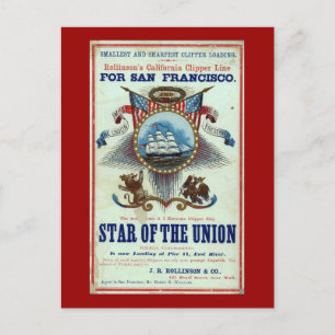 Carte Postale Annonce vintage Star of Union
