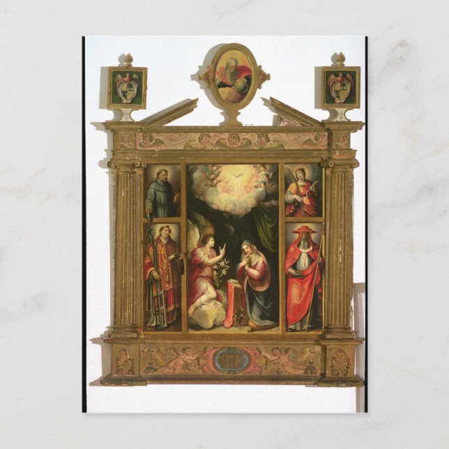 Carte Postale Annonciation, 1581 (Devant)