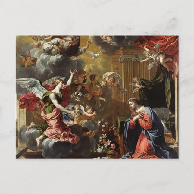 Carte Postale Annonciation, 1651-52 (Devant)