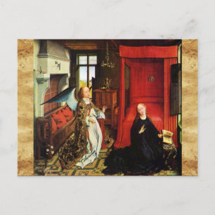 Carte Postale ANNONCIATION Archange Gabriel, Parchemin Vierge