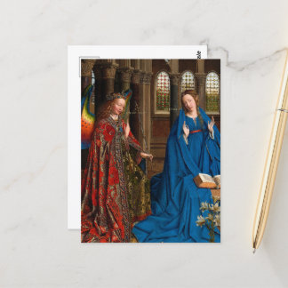 Carte Postale Annonciation de Jan van Eyck
