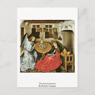 Carte Postale Annonciation De Robert Campin