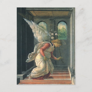Carte Postale Annonciation (détail ange) par Sandro Botticelli