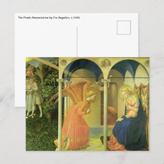Carte Postale Annonciation du Prado par Fra Angelico