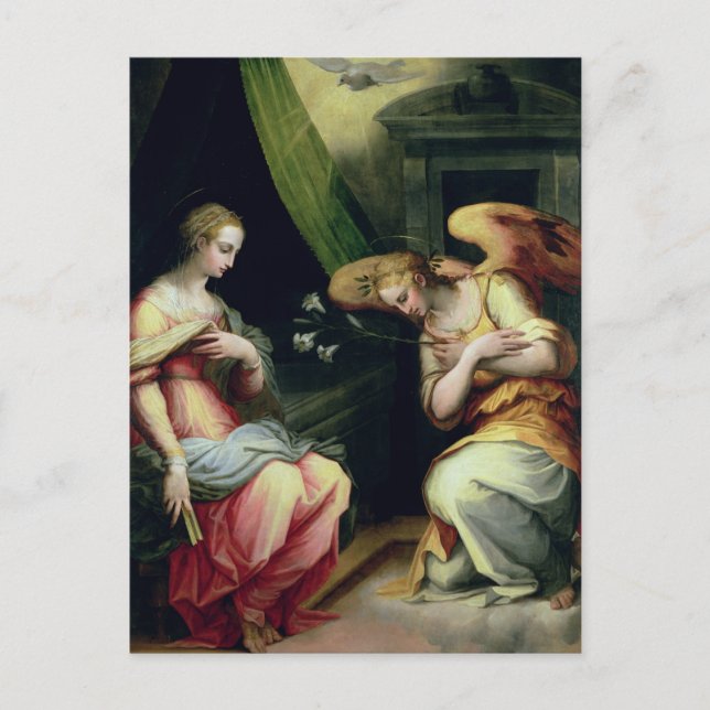 Carte Postale Annonciation (huile sur panneau) 3 (Devant)