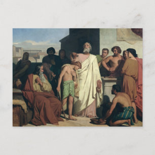 Carte Postale Annotation de David par Saül, 1842