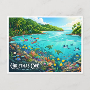 Carte Postale Anse de Noël Charlotte Amalie