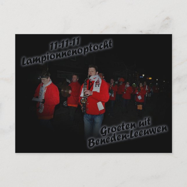 Carte Postale Ansichtkaart Lampionnenoptocht (Devant)