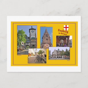 Carte Postale Ansichtskarte Freiburg im Breisgau