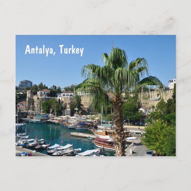 Carte Postale Antalya, Turquie (Devant)