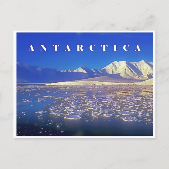 Carte Postale Antarctique (Devant)