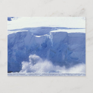 Carte Postale Antarctique, baie du Paradis, Vagues massives