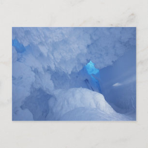 Carte Postale Antarctique, île de Ross, cap Evans, grotte de nei