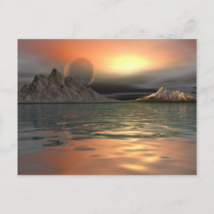 Carte Postale Antarctique Moon