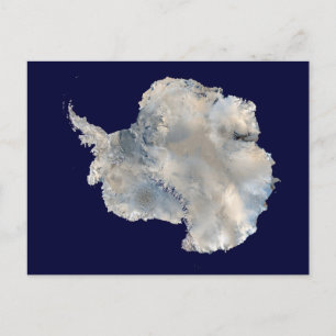 Carte Postale Antarctique (NASA Blue Marble Imagery)