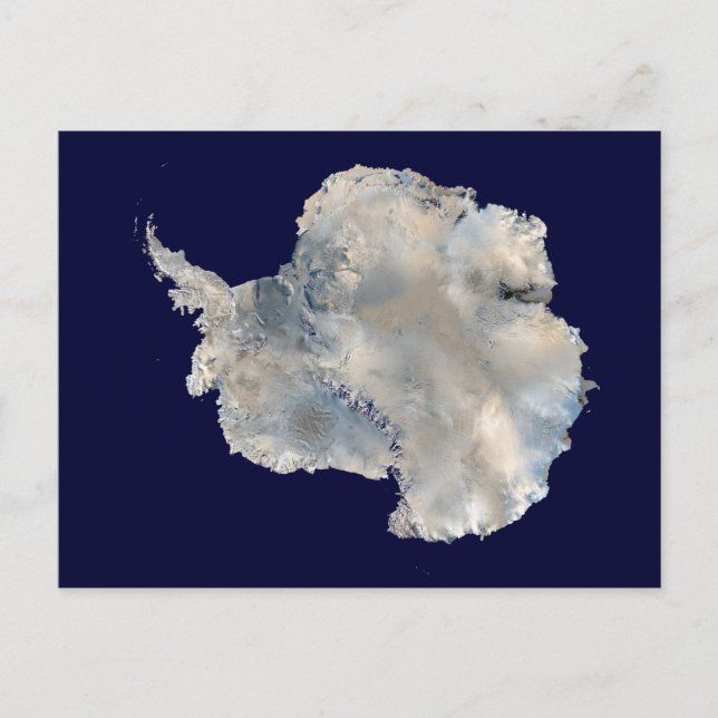 Carte Postale Antarctique (NASA Blue Marble Imagery) (Devant)