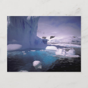 Carte Postale Antarctique. Paysages glaciaires antarctiques 2