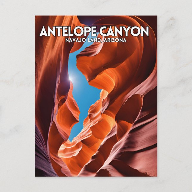 Carte Postale Antelope Canyon (Devant)