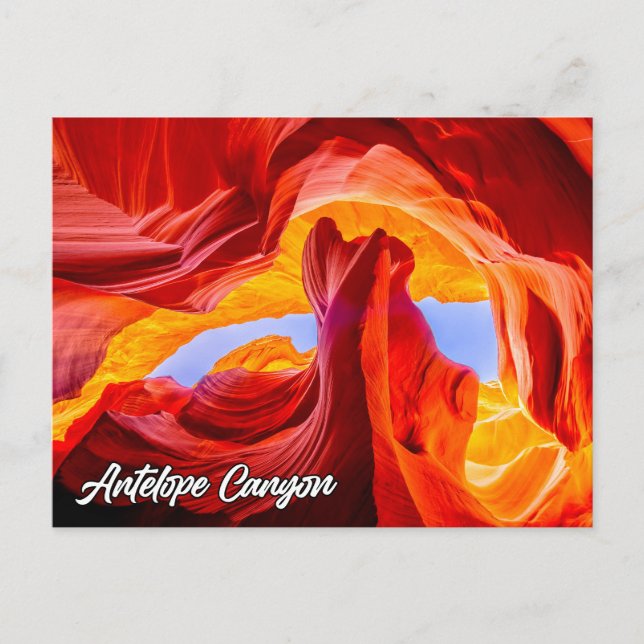Carte Postale Antelope Canyon, Page, Arizona, États-Unis (Devant)