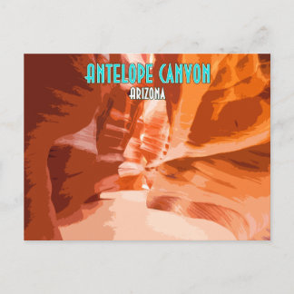 Carte Postale Antelope Canyon Page Arizona Vintage