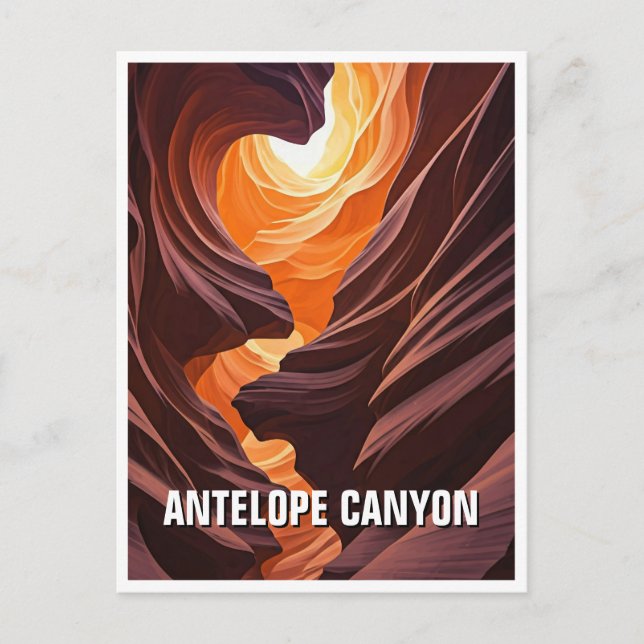 Carte Postale Antelope Canyon Souvenir (Devant)