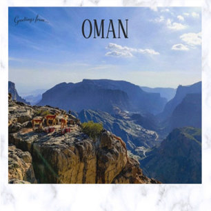 Carte Postale Antelope sur une falaise à Oman