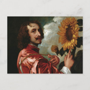 Carte Postale Anthony van Dyck - Autoportrait