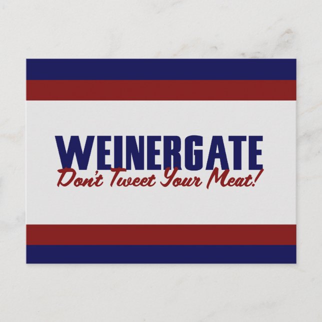 Carte Postale Anthony Weiner (Devant)