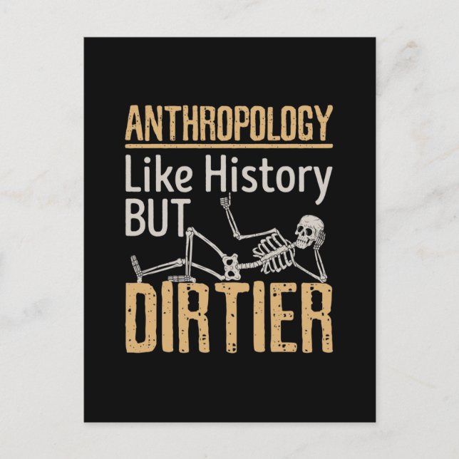 Carte Postale Anthropologie Comme Histoire Mais Dirtier (Devant)