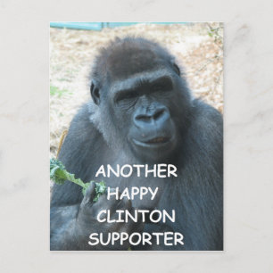 Carte Postale anti-hillary clinton