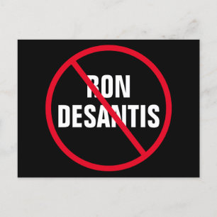 Carte Postale Anti Ron DeSantis Politique