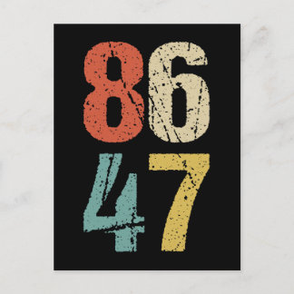 Carte Postale Anti-Trump - 86 47 I