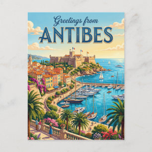 Carte Postale Antibes France