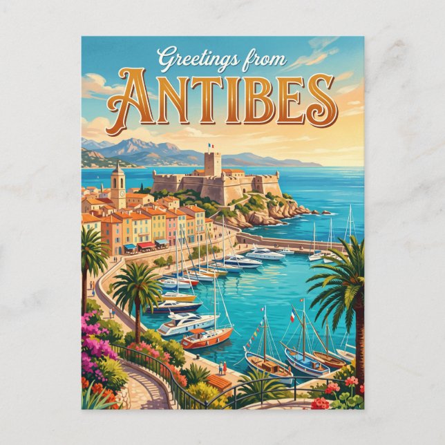 Carte Postale Antibes France (Devant)
