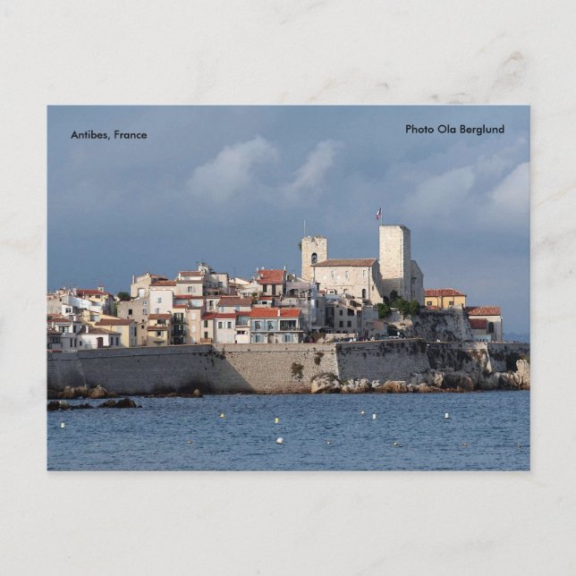 Carte Postale Antibes, France, Photo Ola Berglund (Devant)