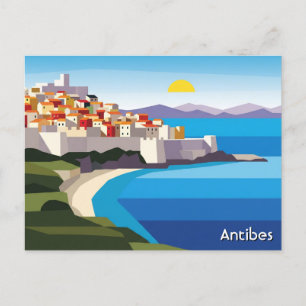 Carte Postale Antibes France Travel