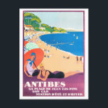 Carte Postale Antibes France voyage vintage<br><div class="desc">Antibes France voyage vintage Carte postale</div>