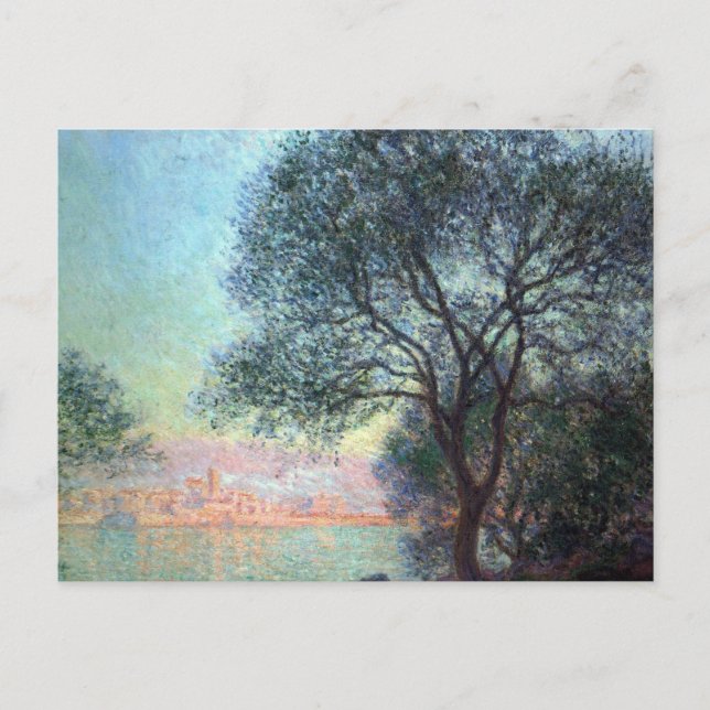 Carte Postale Antibes le matin par Claude Monet (Devant)